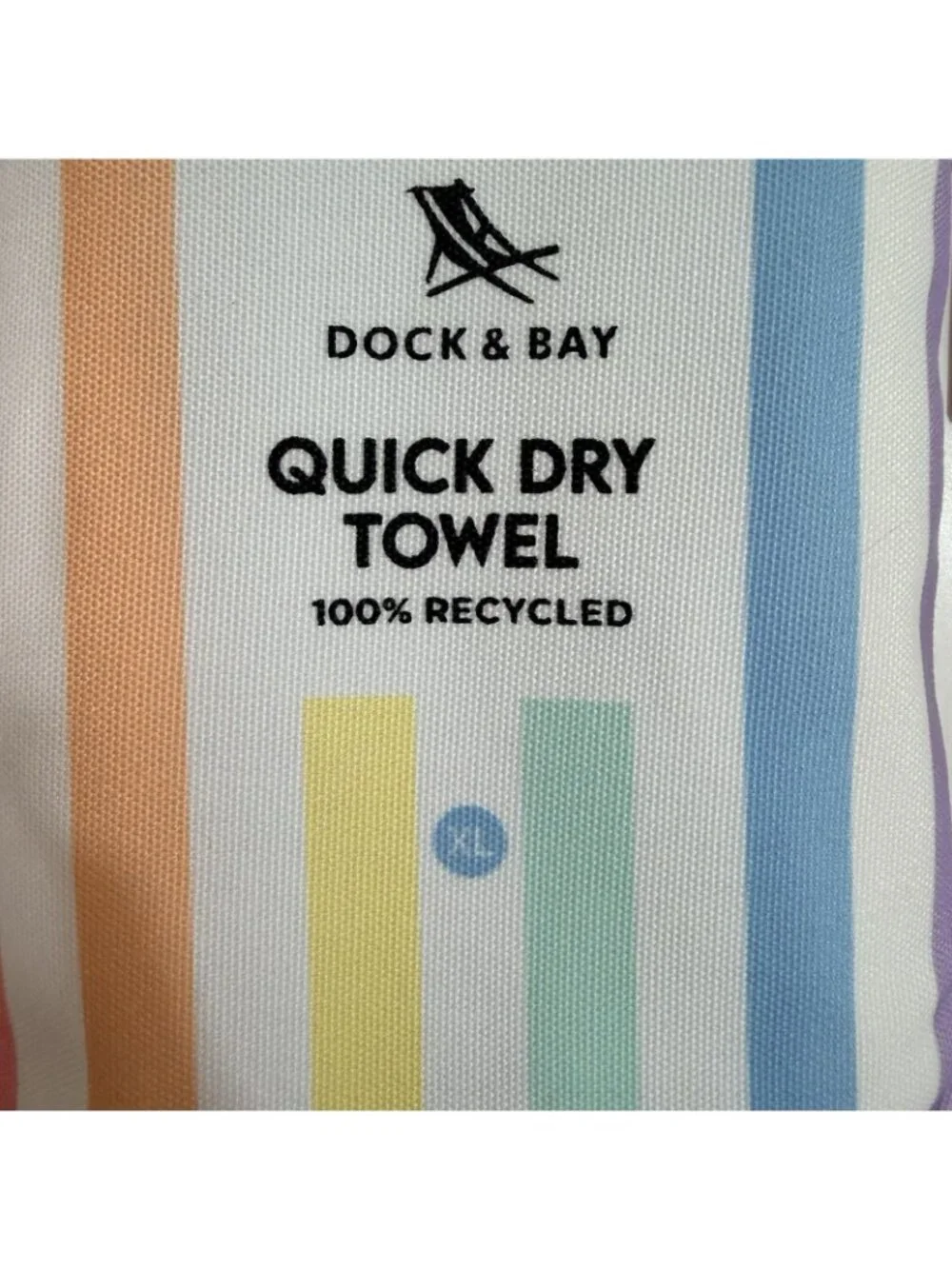 Dock & Bay Quick Dry Beach Swim Towel In Unicorn Waves Size XL